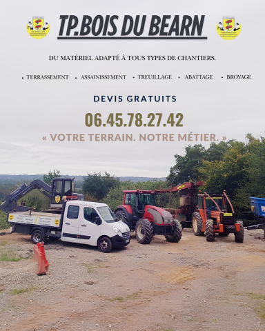 Véhicules de chantier et matériel de construction sur un site en extérieur.